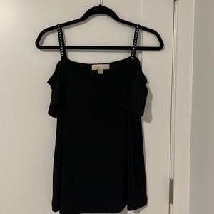 Michael Kors size large, short sleeve, cold shoulder top.